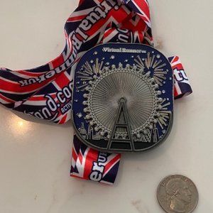 Virtual Running UK running medal - London the Eye